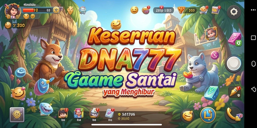 Tampilan menarik dari gameplay DNA777 yang seru dan santai.