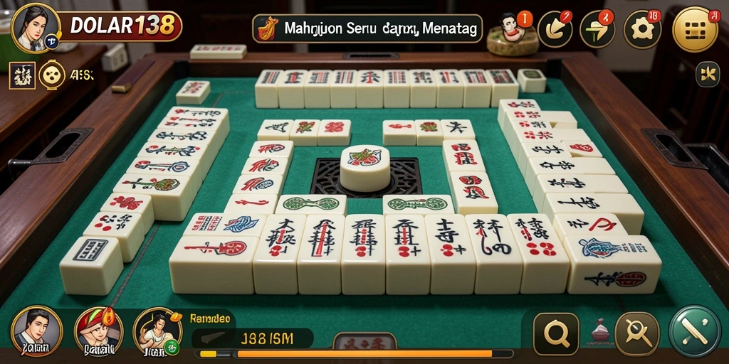 Screenshot DOLAR138 menampilkan gameplay Mahjong yang seru dan interaktif.