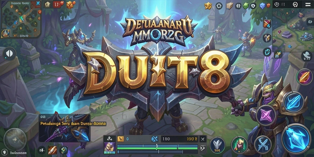 Tampilan menarik saat bermain DUIT8 di dunia MMORPG.