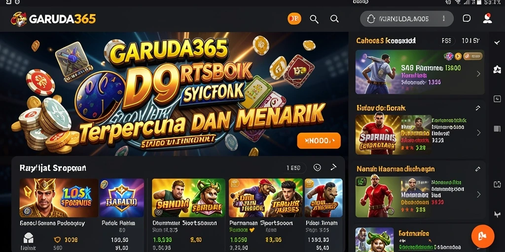 Tampilan screenshot gameplay GARUDA365 yang menarik dan interaktif.