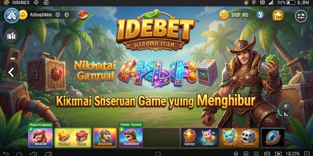 Tampilan screenshot game IDEBET dengan gameplay Casual yang mengasyikkan.