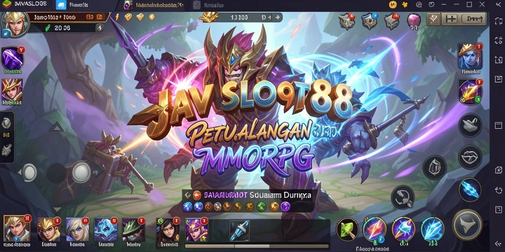 Gameplay menarik dalam dunia fantasi MMORPG JAVASLOT88.