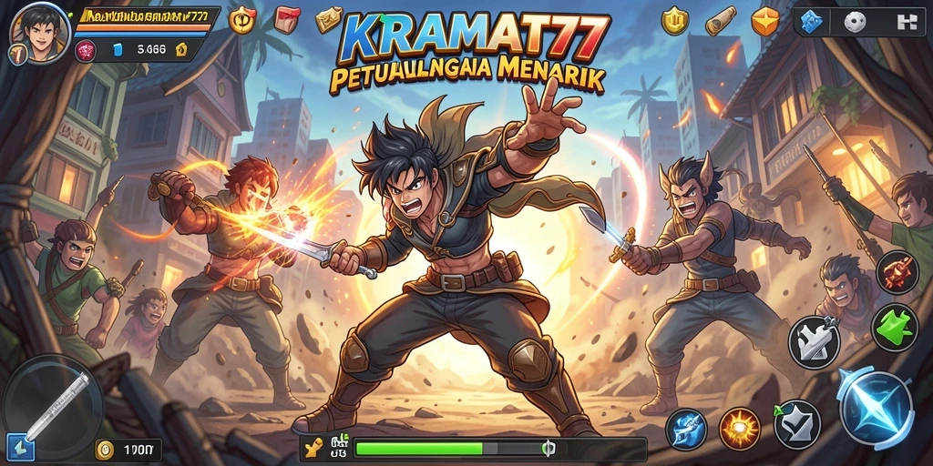 Tampilan gameplay KRAMAT77 yang memukau dan penuh aksi.