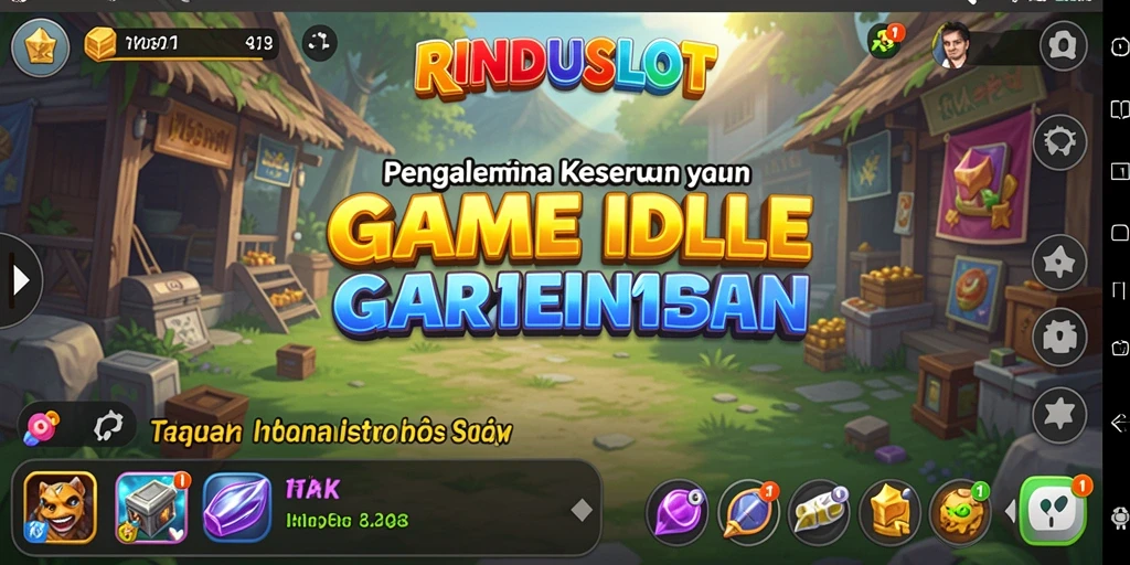 Gameplay RINDUSLOT yang menarik dengan mesin slot bertenaga.